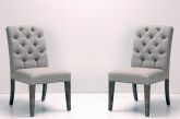 Silla salón respaldo botones